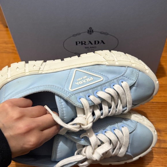 Prada Nylon baby blue color - Picture 16 of 16